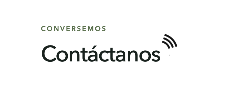Conversemos · Contáctanos